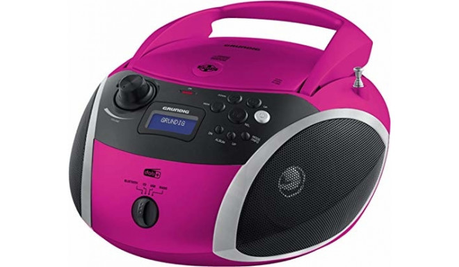 Grundig GRB 4000, CD players (pink / silver, FM / DAB + radio, CD-R / RW, Bluetooth)