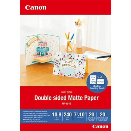 Canon fotopaber MP-101 7x10" matt 20 lehte