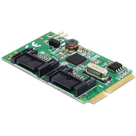 Delock controller Mini PCIe I/O PCIe 2xSATA