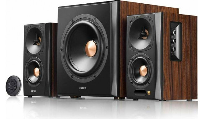 Edifier S360DB, speaker (brown, Bluetooth, apt: X, 150 watts)