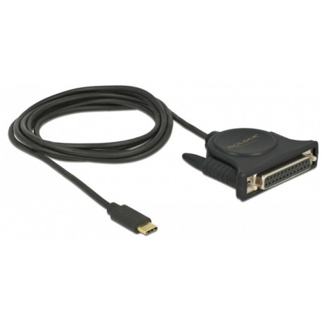 Delock адаптер USB-C - DB25 (62980)