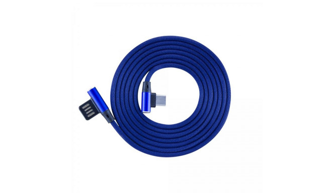 Sbox USB->Type-C 90 m/m 1.5m USB-TYPEC-90BL Blue