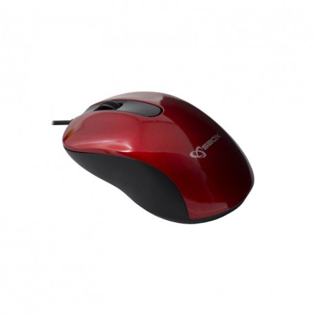 Sbox M-901 Optical Mouse  Red