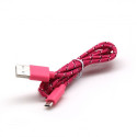 Sbox USB-1031P USB->Micro USB 1M  pink