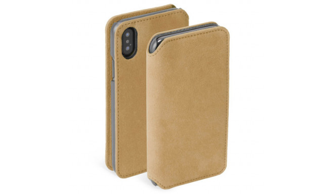 Krusell Broby 4 Card SlimWallet Apple iPhone XS cognac