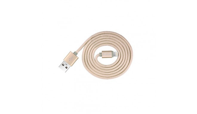 Devia Fashion Series Cable for Lightning (MFi, 2.4A 1.2M) champagne gold