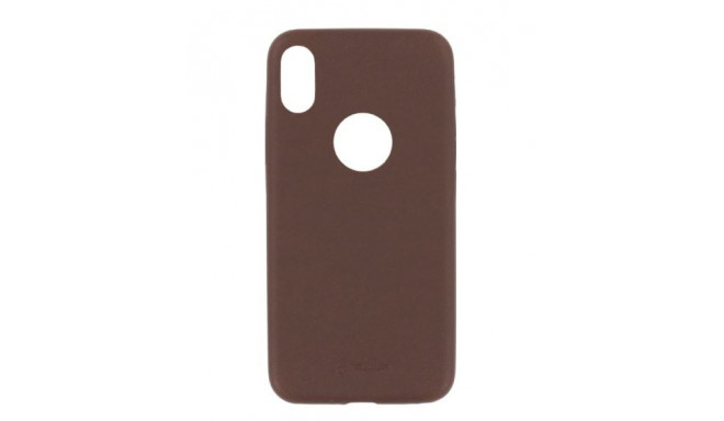 Tellur Cover Slim Synthetic Leather for iPhone X/XS brown