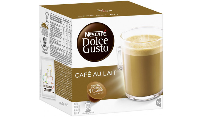 Nescafe kohvikapslid Dolce Gusto Cafe Au Lait 16tk
