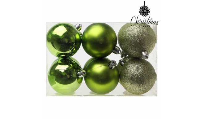 Ёлочные шарики Christmas Planet 8213 6 cm (12 uds) Зеленый