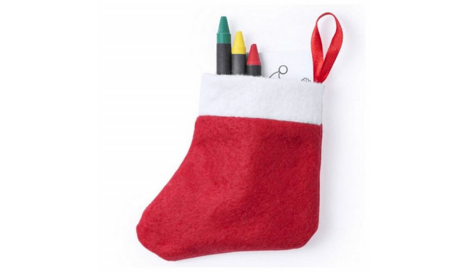 Christmas Sock with Accessories 145570 (Punane)
