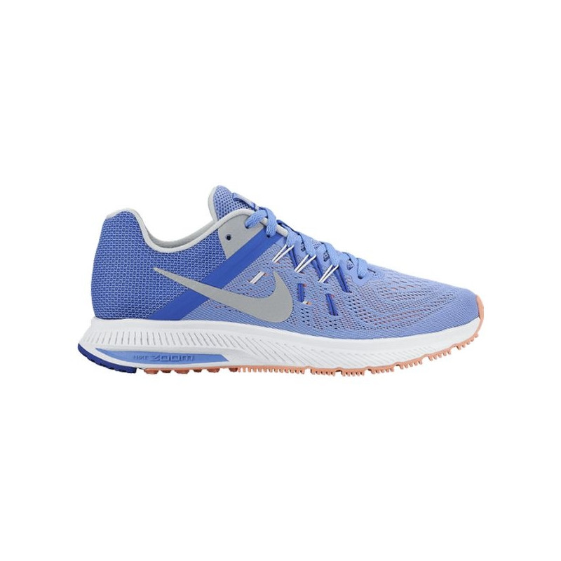 nike blue and grey running shoes