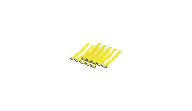 LOGILINK KAB0015 LOGILINK - Cable Tie with velco, yellow