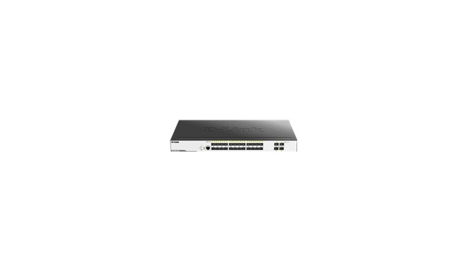 D-LINK Switch with 24 Gigabit ports 4 ports 10GE SFP
