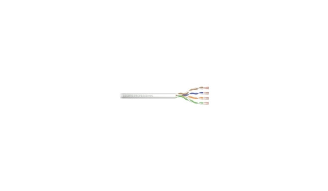 DIGITUS CAT 5e U-UTP toor paigalduskaabel pikkus 305 m pappkarp AWG 26/7 PVC lihtne värv hall