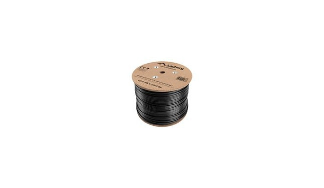 LANBERG LCU6-30CU-0305-BK Lanberg UTP solid gel. cable, CU, cat. 6, 305m, Black