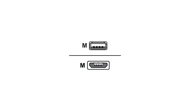UNITEK Y-C4026ASL Unitek Cable USB to microUSB 2.0 Silver Y-C4026ASL