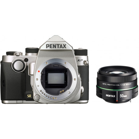Pentax KP + DA 50mm f/1.8, hõbedane