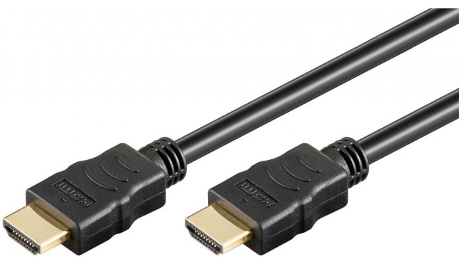 HDMI kaabel 0.5m + Ethernet, 4K 3840x2160p@30Hz, must