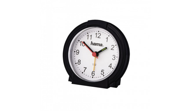 Alarm clock Classic Hama low noice black