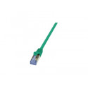 LOGILINK CQ3015S LOGILINK - Patch Cable Cat.6A 10G S/FTP PIMF PrimeLine green 0,25m