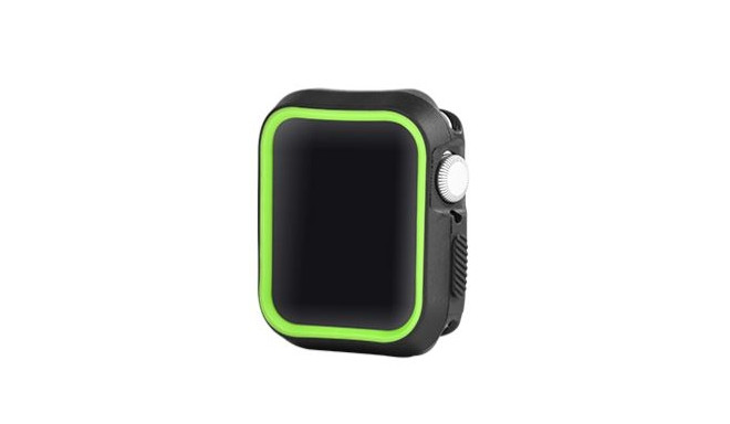 Devia kaitseümbris Dazzle Apple Watch 40mm, must/kollane