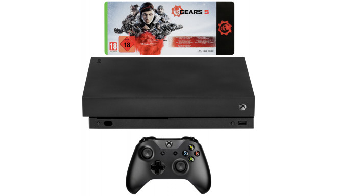 Microsoft Xbox One X 1TB  USK 18 incl Gear 5 + GoW Collection