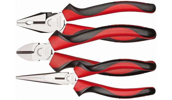 Gedora Rd pliers set, 2-component handle, 3 pieces - 3301155