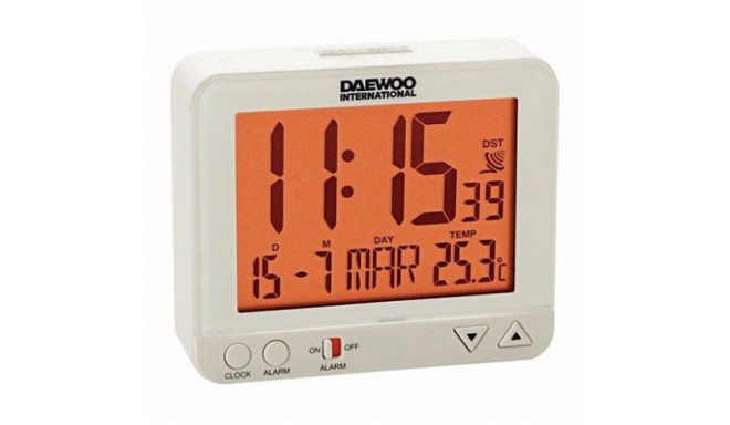 Daewoo alarm clock DBF120, white