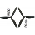 2 propellers set (3-blade) (CW+CCW) 9x4.5 – black
