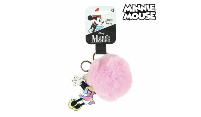 3D Keychain Minnie Mouse 70870 Pompom (White)