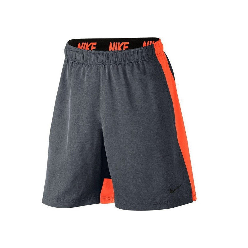 grey and orange nike shorts