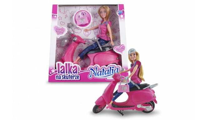 Natalia doll with scooter 29 cm