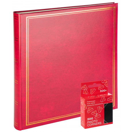 Album B60PG Classic Cream, punane + fotonurgad 500tk
