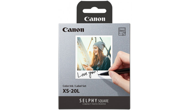 Canon fotopapīrs Selphy Square Media Pack XS-20L