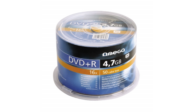 OMEGA DVD+R 4,7GB 16X CAKE*50 [56465]