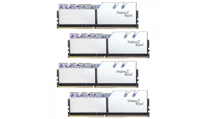 G.Skill RAM DDR4 32GB 4000 CL 18 Quad Kit Trident Z Royal Silver (F4-4000C18Q-32GTRS)