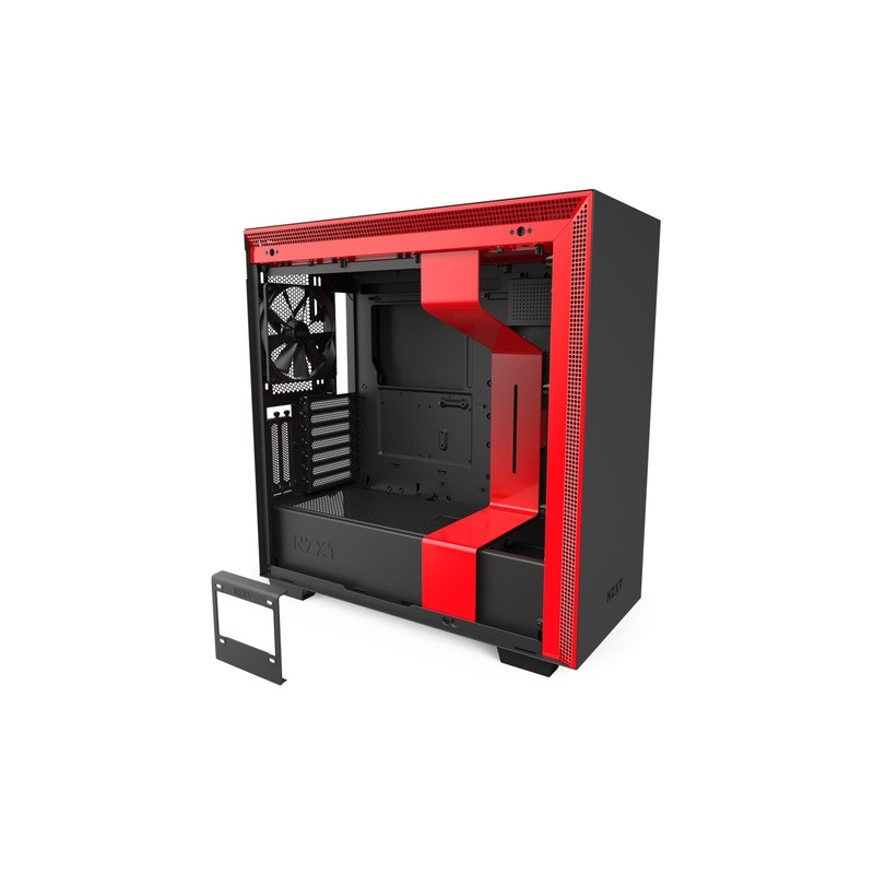 Pc Case Nzxt H710i Midi Tower Black Red Window Cases Photopoint