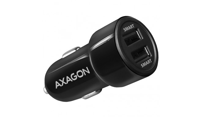 AXAGON PWC-5V5 car charger Smart 5V 2,4A + 2,4A, 24W, black