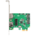 AXAGON PCES-SA4 PCIe Controller 2x Int./Ext. SATA III 6G ASMedia