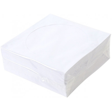 Omega CD envelope with window 100pcs (56862)