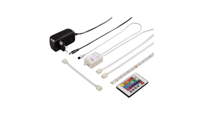 Valgusti Hama LED Strip RGB starter Kit - 6 osaline komplekt 1m 7,2W valgusribaga