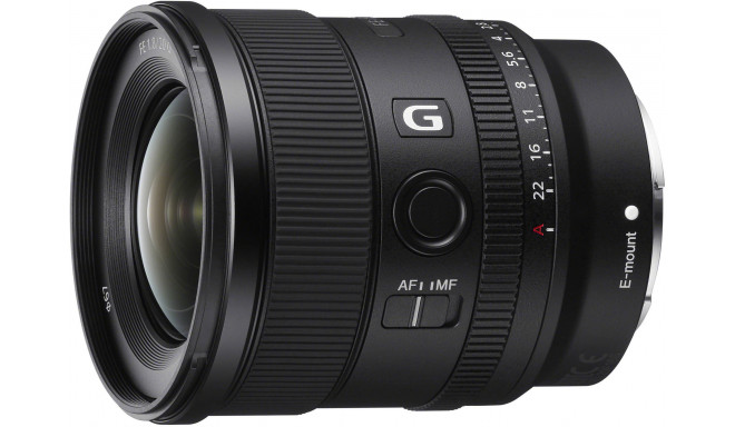 Sony FE 20mm f/1.8 G lens