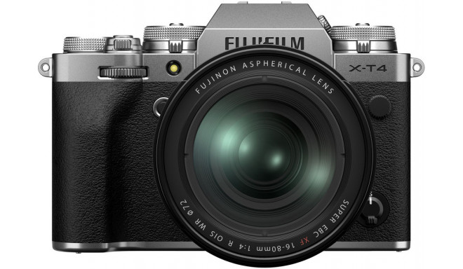 Fujifilm X-T4 + 16-80mm, hõbedane