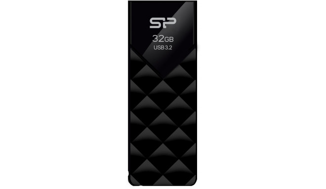 Silicon Power zibatmiņa 32GB Blaze B03 USB 3.2, melna