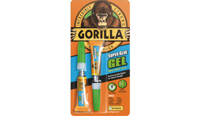 Gorilla клей "Superglue Gel"  2 × 3 г