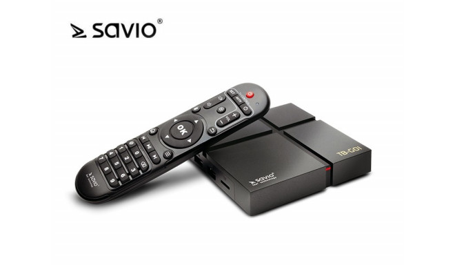 Savio meediapleier TB-G01 SmartTV 2/16GB Android 9.0 Pie