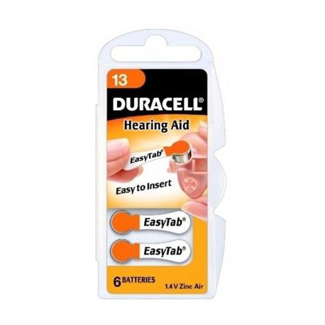Duracell baterija A13/DA13/ZL13 6gb.