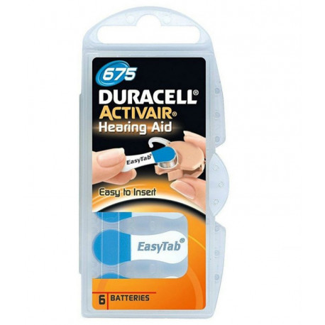 Duracell battery A675 Activair 1,45V/6B