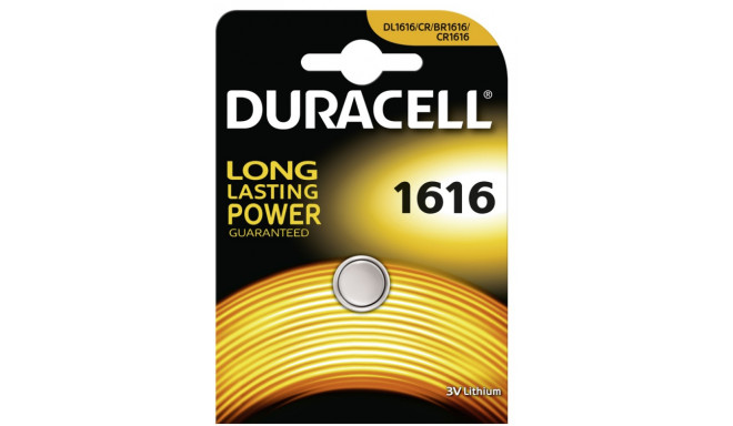 Duracell батарейка CR1616/DL1616 3V/1B
