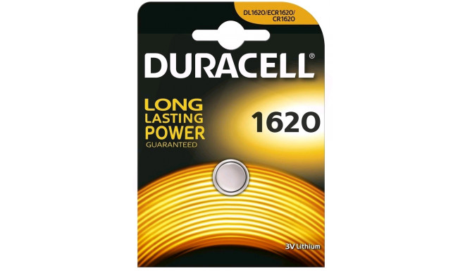 Duracell батарейка CR1620/DL1620 3V/1B
